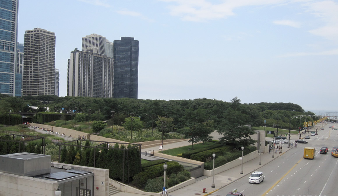 世界一大きい屋上緑化「ミレニアムパーク」シカゴ